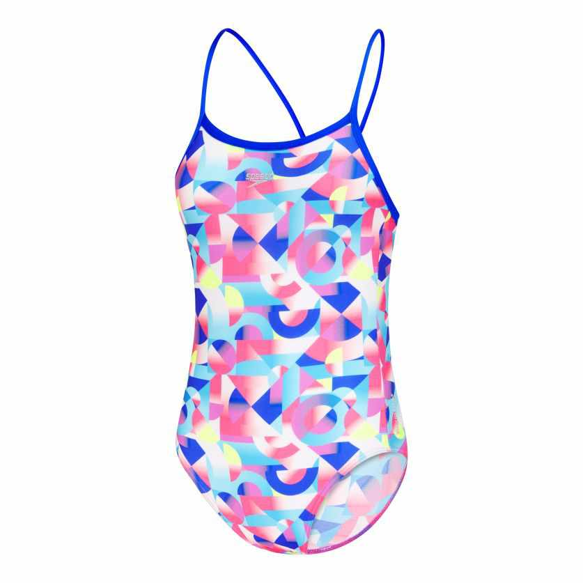 Speedo Girls Thin Strap One Piece